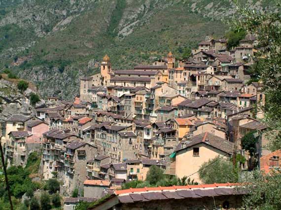 Saorge vue du monastre des Fransiscains