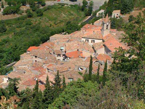 Le village vue du chteau
